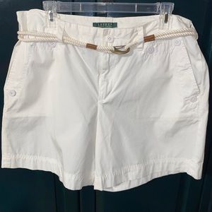 LAUREN RALPH LAUREN SHORTS w/ BELT